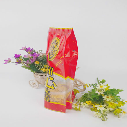 High Quality Back Center Sealed Custom Printed Plastic Bulk Candy Packaging Pouch Bag With Clear Window
